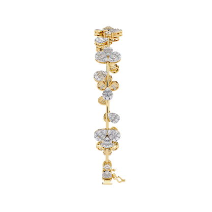 Spring Gala Lab Grown Diamond Flower Bracelet