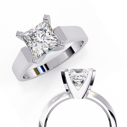 Princess Classic Lab Grown Diamond Ring