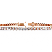 Sleek Line Lab Grown Diamond Tennis Bracelet - Ophiratbf