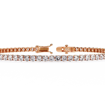 Sleek Line Lab Grown Diamond Tennis Bracelet