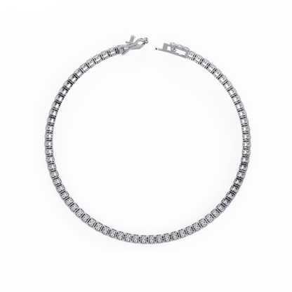 Sleek Line Lab Grown Diamond Tennis Bracelet