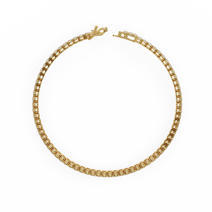 Sleek Line Lab Grown Diamond Tennis Bracelet