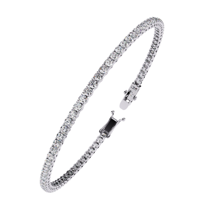 Sleek Line Lab Grown Diamond Tennis Bracelet
