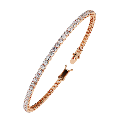 Sleek Line Lab Grown Diamond Tennis Bracelet