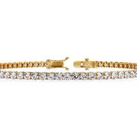 Sleek Line Lab Grown Diamond Tennis Bracelet - Ophiratbf