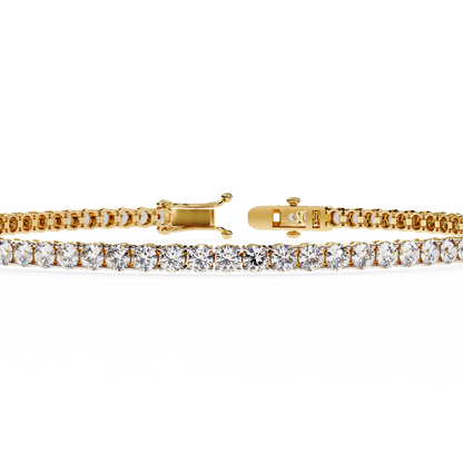 Sleek Line Lab Grown Diamond Tennis Bracelet