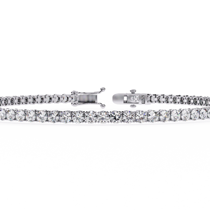 Sleek Line Lab Grown Diamond Tennis Bracelet