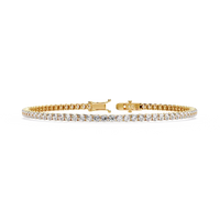 Sleek Line Lab Grown Diamond Tennis Bracelet - Ophiratbf