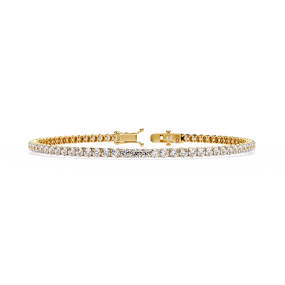 Sleek Line Lab Grown Diamond Tennis Bracelet