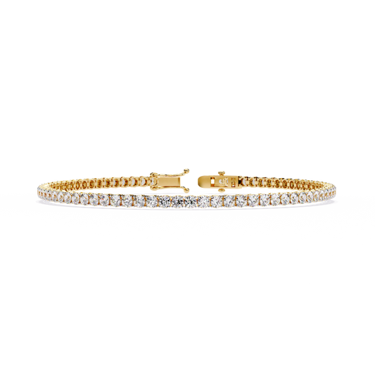 Sleek Line Lab Grown Diamond Tennis Bracelet
