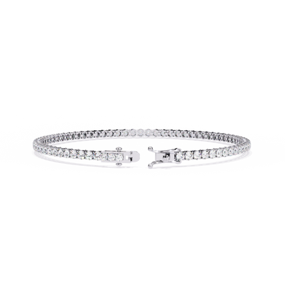 Sleek Line Lab Grown Diamond Tennis Bracelet
