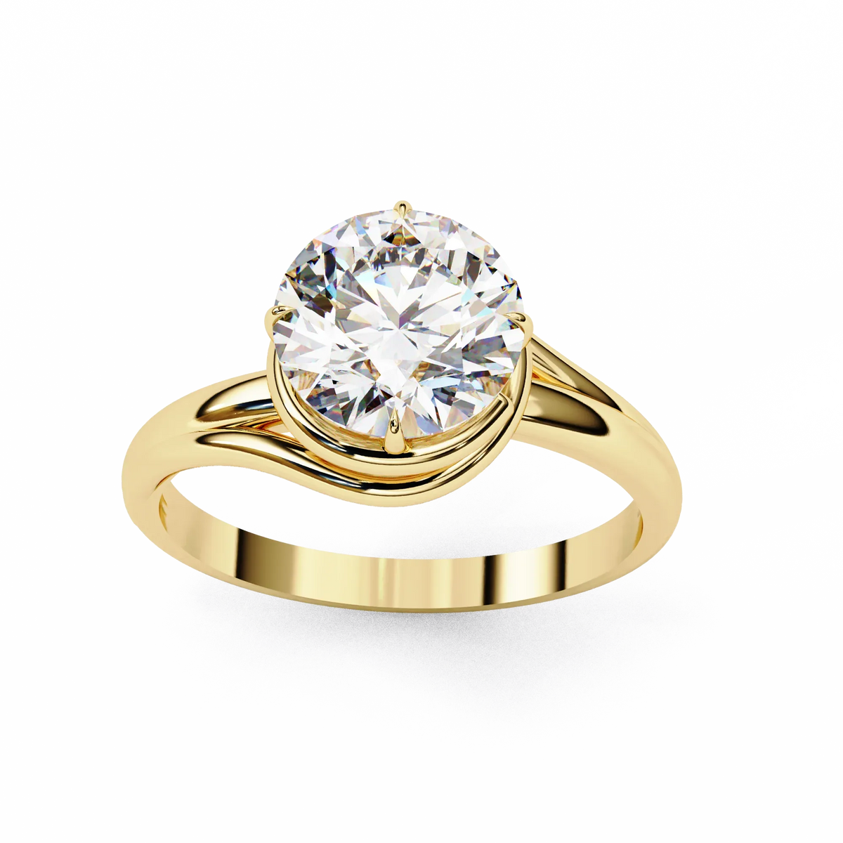 Selene Twisted Embrace Solitaire - Ophiratbf