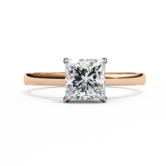 Princess Cut Solitaire Ring