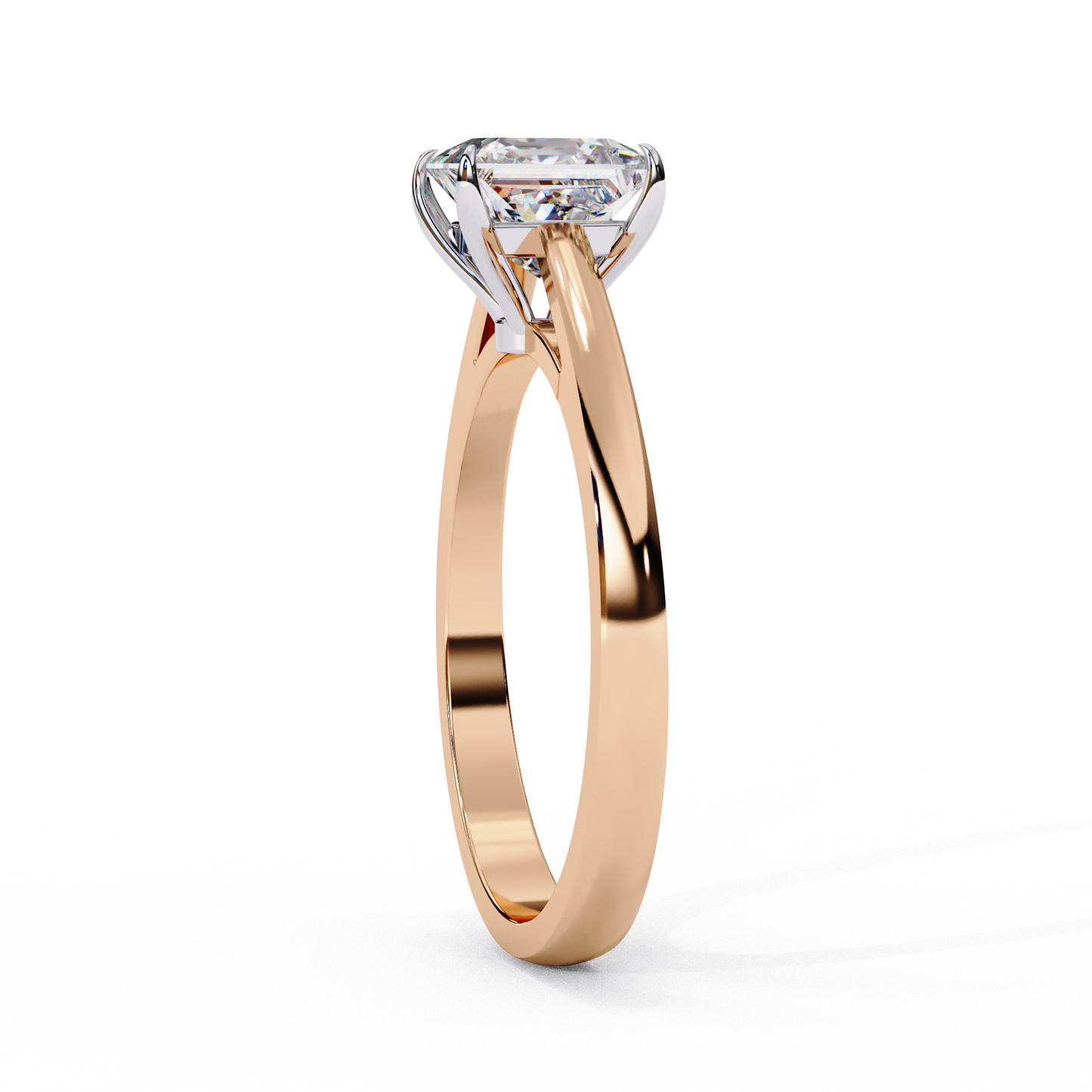 princess cut solitaire ring