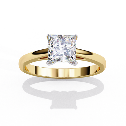 Princess Cut Solitaire Ring