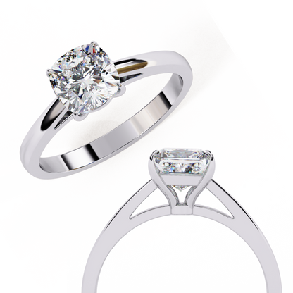 Elise Cushion Lab Grown Diamond Solitaire
