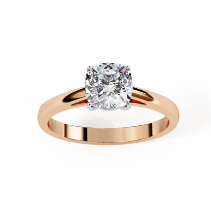Elise Cushion Lab Grown Diamond Solitaire