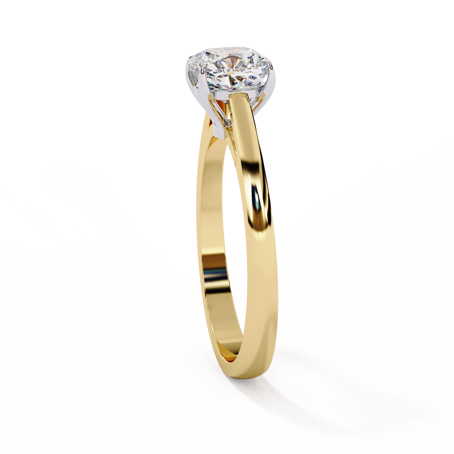 elise cushion lab grown diamond solitaire