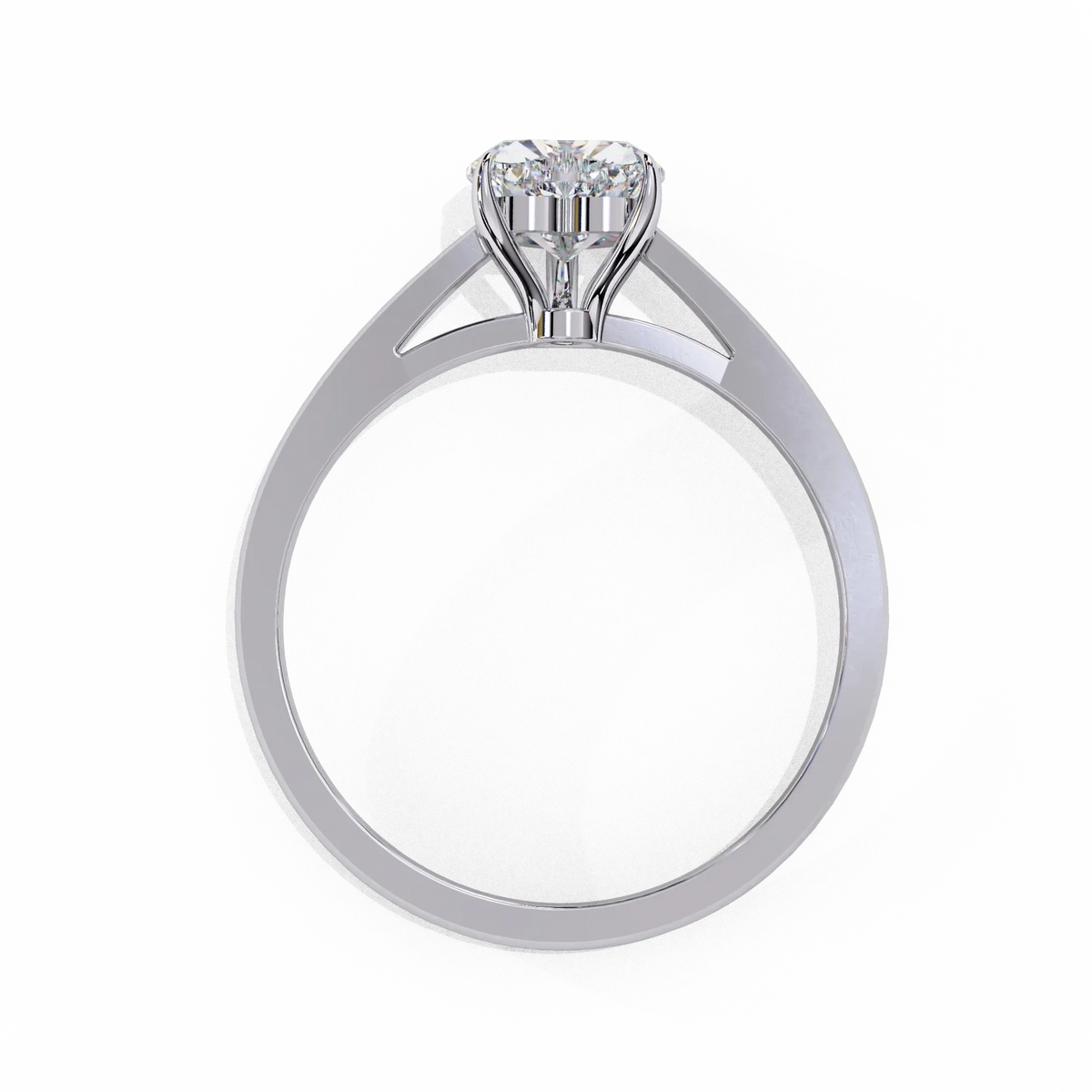 Amoris Heart Shape Classic Ring - Ophiratbf