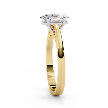 Lab Grown Diamond Oval Classic Ring