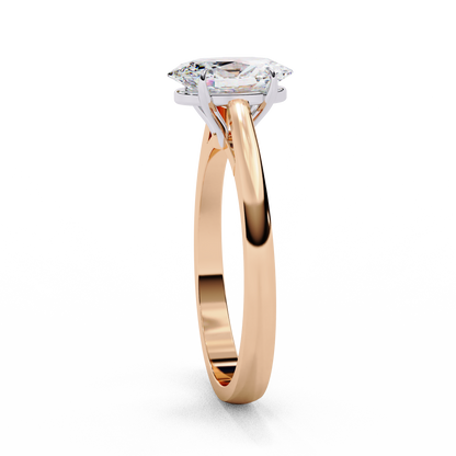 Lab Grown Diamond Oval Classic Ring