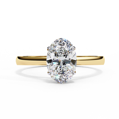 Lab Grown Diamond Oval Classic Ring