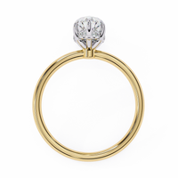 Elegent Lab Grown Diamond Marquise Solitaire - Ophiratbf