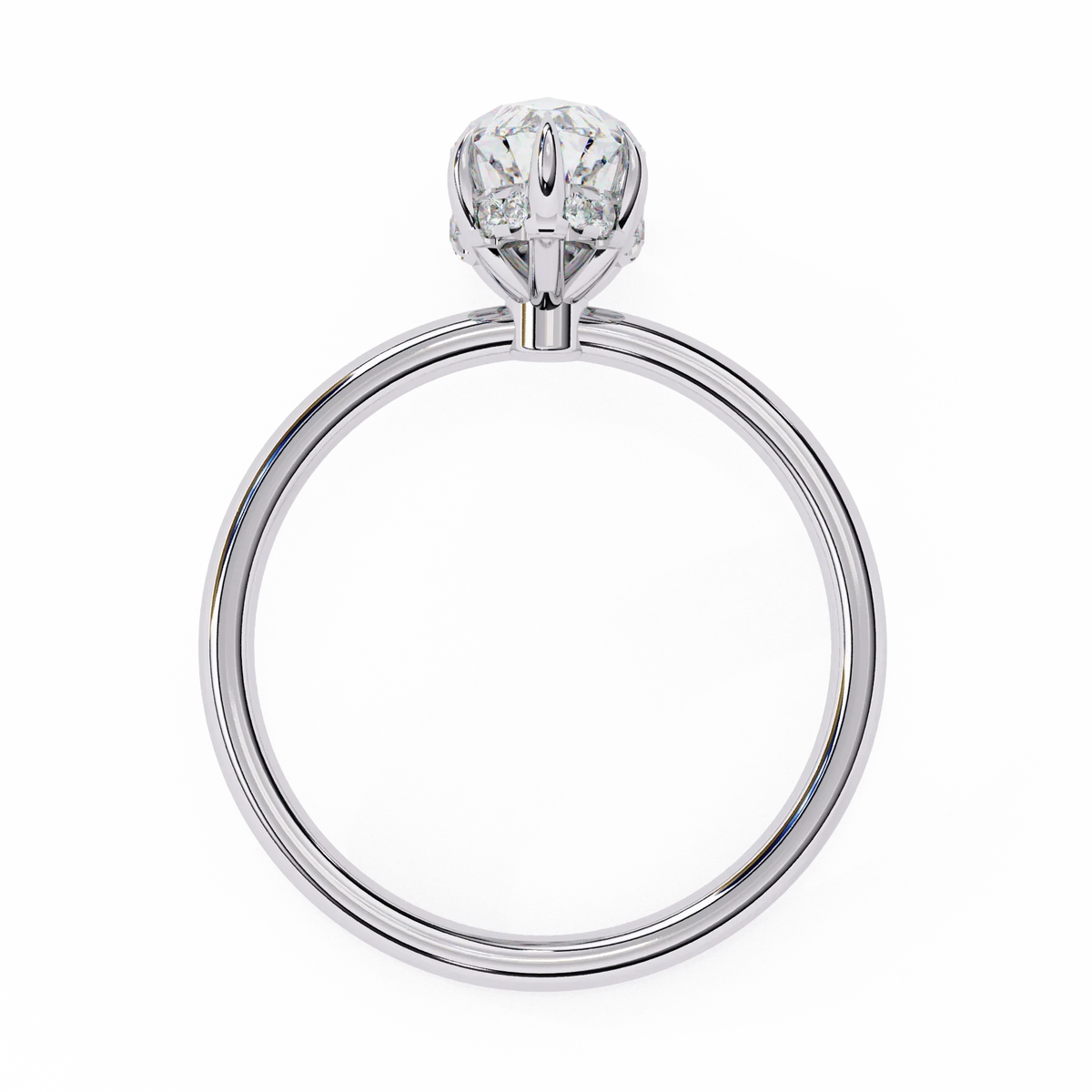 Elegent Lab Grown Diamond Marquise Solitaire - Ophiratbf