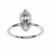 Elegent Lab Grown Diamond Marquise Solitaire - Ophiratbf