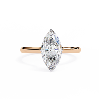 Beautiful Lab Grown Diamond Marquise Solitaire - Ophiratbf