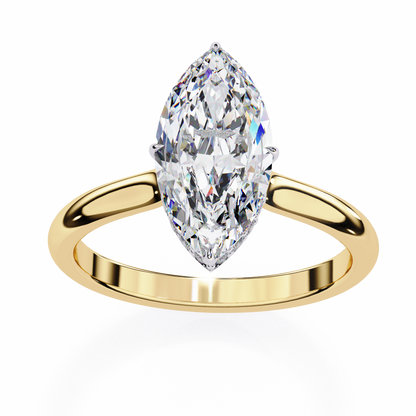 Beautiful Lab Grown Diamond Marquise Solitaire