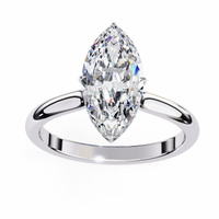 Beautiful Lab Grown Diamond Marquise Solitaire - Ophiratbf