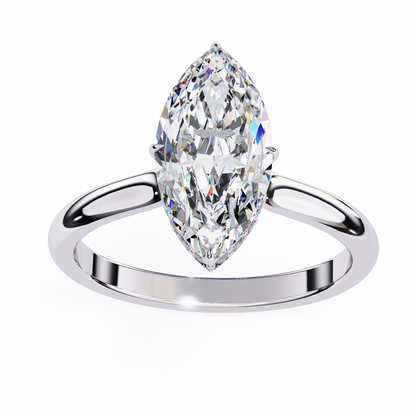 Beautiful Lab Grown Diamond Marquise Solitaire