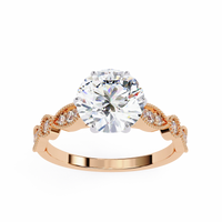 Fleur de Lumière Lab Grown Diamond Ring - Ophiratbf