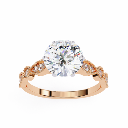 Fleur de Lumière Lab Grown Diamond Ring
