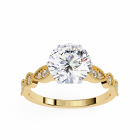Fleur de Lumière Lab Grown Diamond Ring - Ophiratbf