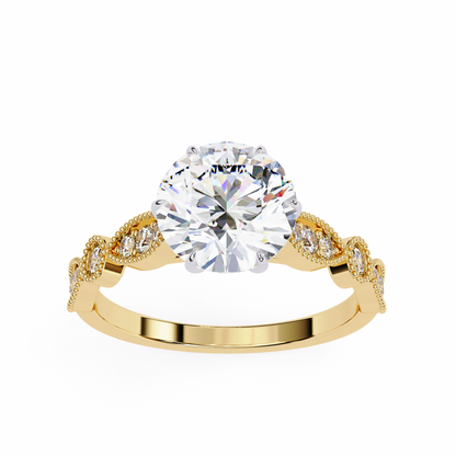 Fleur de Lumière Lab Grown Diamond Ring
