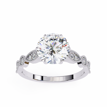 Fleur de Lumière Lab Grown Diamond Ring