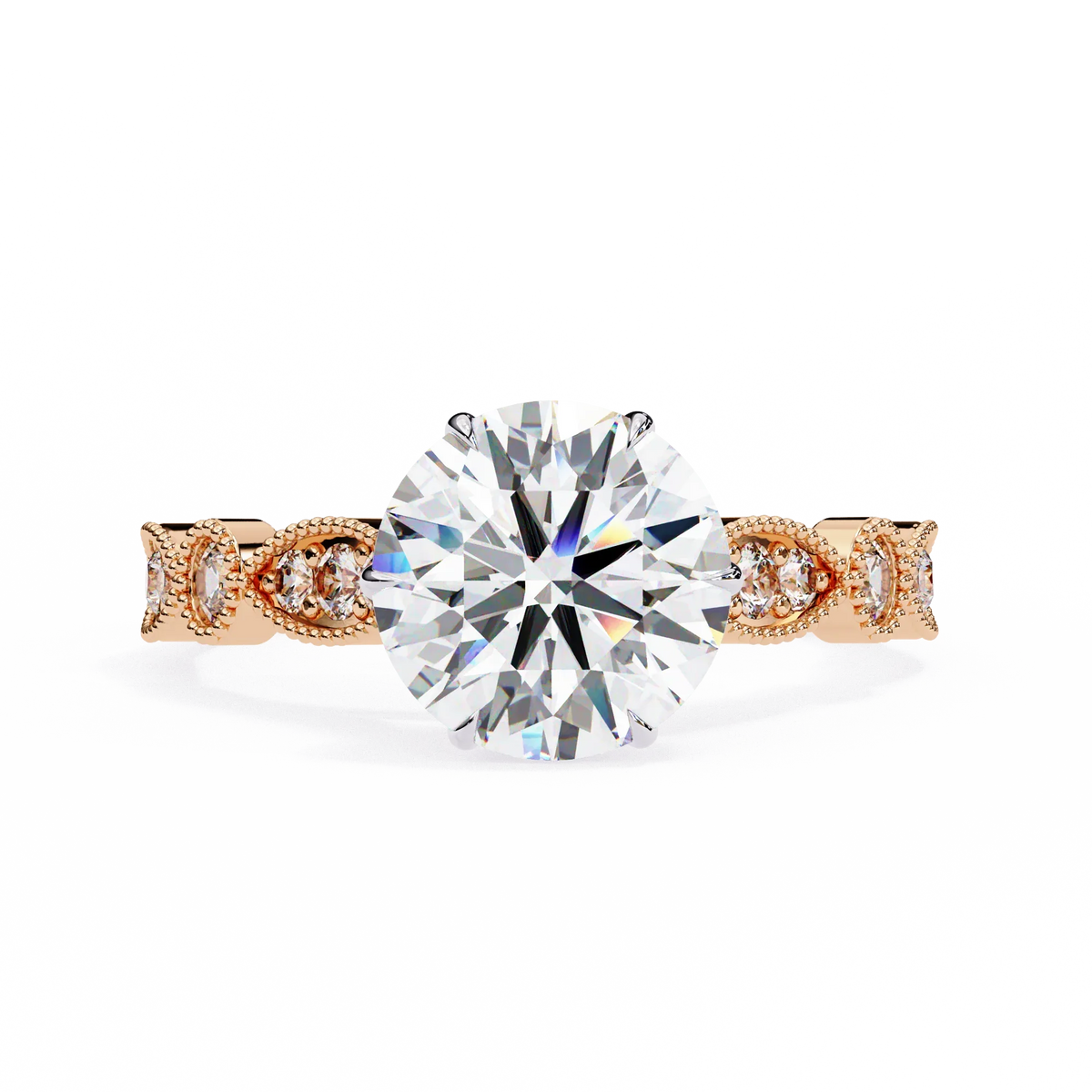 Fleur de Lumière Lab Grown Diamond Ring - Ophiratbf