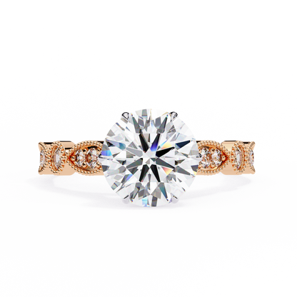 Fleur de Lumière Lab Grown Diamond Ring