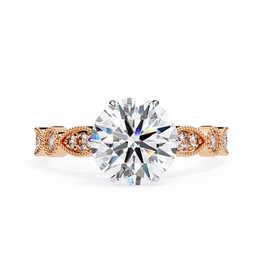 Fleur de Lumière Lab Grown Diamond Ring