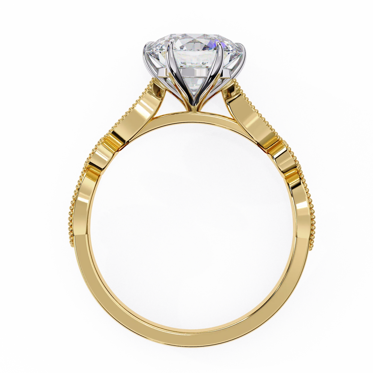 Fleur de Lumière Lab Grown Diamond Ring - Ophiratbf