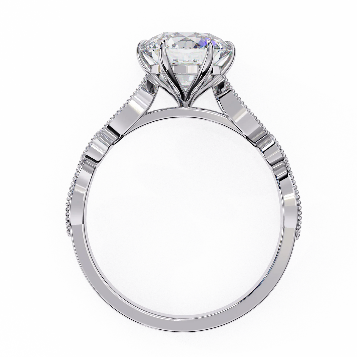 Fleur de Lumière Lab Grown Diamond Ring - Ophiratbf