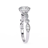 Fleur de Lumière Lab Grown Diamond Ring - Ophiratbf