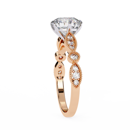 Fleur de Lumière Lab Grown Diamond Ring