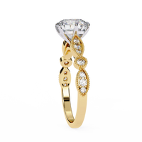 Fleur de Lumière Lab Grown Diamond Ring - Ophiratbf