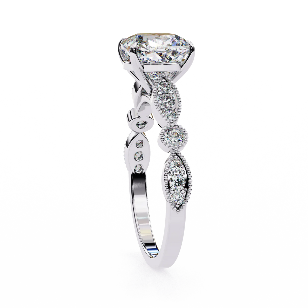 Elowen Lab Grown Diamond Heritage Ring - Ophiratbf