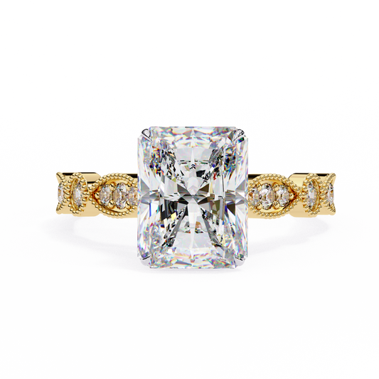 Mireille Lab Grown Diamond Radiant Heirloom