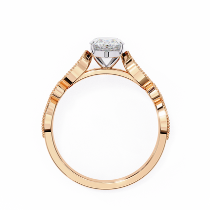 Lucienne Lab Grown Diamond Marquise Vintage Ring