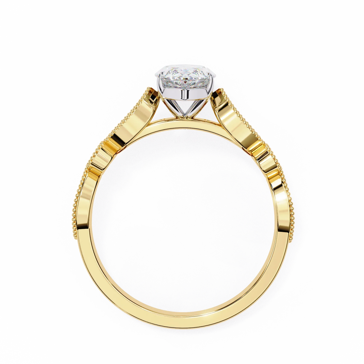 Lucienne Lab Grown Diamond Marquise Vintage Ring - Ophiratbf